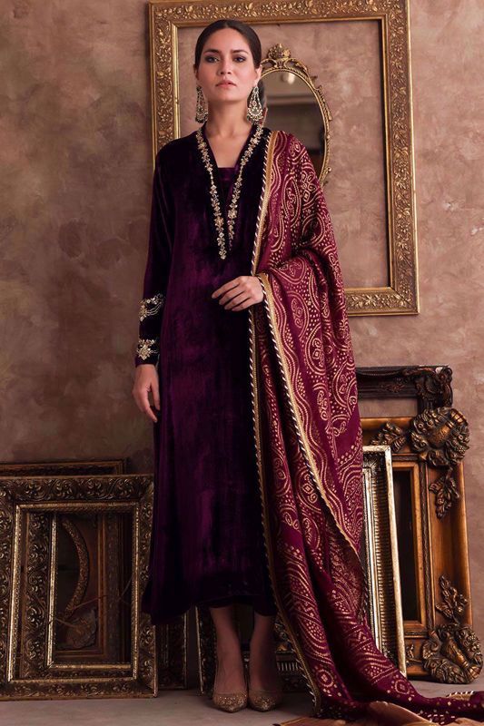 Luxury Pret – Diff Embroidered Dress (Copy)